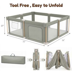 Box per Bambini Portatile - Recinto Pieghevole di Sicurezza per Gattonare in Casa - Product Image 3