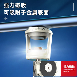   ลำโพงพร้อมไฟ LED แบบชาร์จไฟได้สำหรับตั้งแคมป์กลางแจ้ง โคมไฟเสียงพกพา 5D ปรับความสว่างได้ - Product Image 4