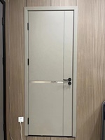 Porte intérieure en bois personnalisable, mélamine, dernier design de porte en bois, portes intérieures en MDF pour la conception de maisons