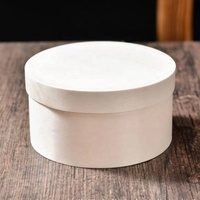 Boîte cadeau ronde florale cylindrique écologique Emballage de fleurs rondes Boîte à cosmétiques cylindrique en carton en papier pour mariage