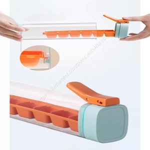 Vente en gros Syh209 Moules à glaçons personnalisés pour la maison, à pression manuelle, OEM ODM, simples, 6 cavités, pour réfrigérateur - Product Image 3