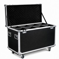 Valise de transport en aluminium durable de grande taille, fabriquée sur mesure par un fabricant chinois, avec roulettes