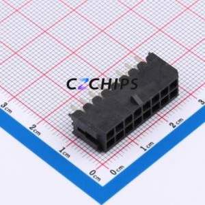 ZX-MX3.0-2-8PZZ Wire-to-Board Pin Header Through hole Component (THT),P=3mm Connector 2x8P 3mm Through Hole Micro-Fit (MX 3.0) - Product Image 1