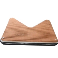 Drop Stitch Quai de bateau flottant gonflable en forme de V, plate-forme de quai flottant gonflable pour jet ski
