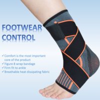 En gros Réglable Respirant Compression Élastique Sport Basketball Cheville Orthèse De Soutien Pour La Course À Pied Marche