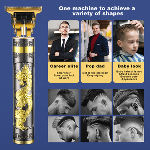 Carving Barber Clippers Professional Hair Cut <strong>Machine</strong> T9 Hair Trimmer Men Retro Oil Head Cordless Hair Clipper - Product Image 2
