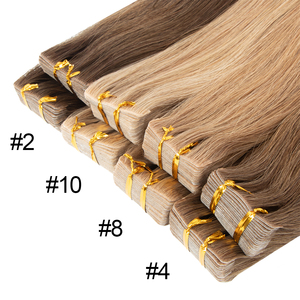 Extensiones de Cabello Adhesivas Invisibles de Lujo, Doble Trama, Alto Volumen, Inyección Sin Costuras, Cabello Virgen con Trama de Piel - Product Image 2