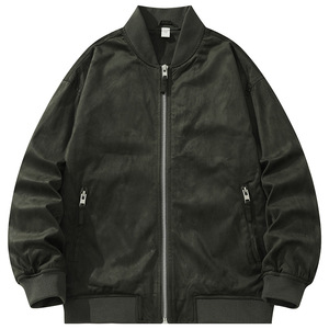 Giacca <span class=keywords><strong>Bomber</strong></span> da uomo all'ingrosso giacca da uomo in bianco abbigliamento tinta unita giacca da volo <span class=keywords><strong>Bomber</strong></span> - Product Image 3