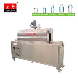 Widely Applied Stainless Steel Steam Shrink Tunnel Wrapping Machine for Bottles