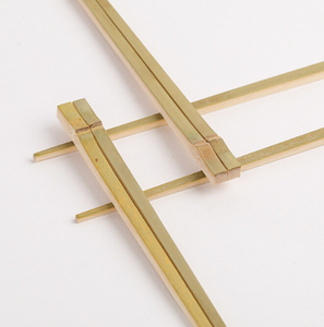 <span class=keywords><strong>Palillos</strong></span> cuadrados <span class=keywords><strong>de</strong></span> bambú carbonizado, hechos a mano, para hotel - Product Image 2