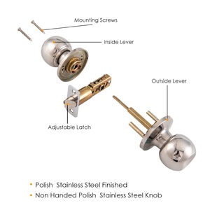 <span class=keywords><strong>2025</strong></span> hiện đại vòng ống knobset khóa ANSI grade3 với 3 phím giá rẻ khóa cửa trong ET/BK/<span class=keywords><strong>PS</strong></span> - Product Image 3