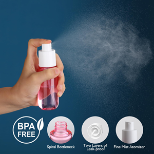 100ml Customized PET Plastic Cosmetic Pump Packaging <b>Bottle</b> Custom Pill Capsule Shaped Fine <b>Mist</b> Spray Perfume <b>Bottle</b> - Product Image 4