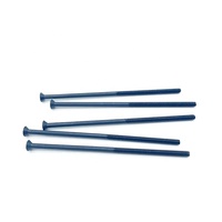 Vis de connexion pour meubles, vis de machine à tête fraisée Phillips, revêtement bleu, filetage partiel, pour l'assemblage
