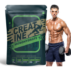 Creatina Monohidrato en Polvo, Fórmula Natural Pura, Porción <span class=keywords><strong>de</strong></span> 5g, 500g/Bolsa, Venta al por Mayor, Suministro OEM ODM para Pedidos Personalizados, Vitaminas - Product Image 1