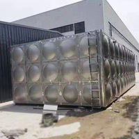 Réservoir de stockage d'eau modulaire en acier inoxydable sur mesure pour la lutte contre les incendies à grande échelle, avec conservation de la chaleur