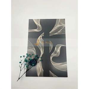LL223 High Quality SS <b>Sheet</b> 4 X 8 Ft Hairline Decor <b>Sheet</b> Etching Stainless Steel Decorative Plate for Elevator - Product Image 3