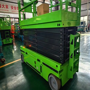 गियर पीएलसी और मोटर कोर घटकों के साथ 4 मीटर-13 मीटर मोबाइल इलेक्ट्रिक कैंची लिफ्ट - Product Image 2