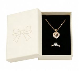 Hot Luxury Gift Box Packaging Handle Folding Custom Logo Matt Lamination Hard Rigid Cardboard <b>Black</b> Drawer <b>Boxes</b> for Watch - Product Image 2