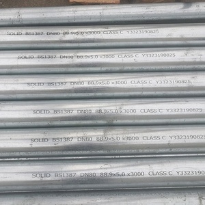 Chine <span class=keywords><strong>prix</strong></span> des tuyaux en acier <span class=keywords><strong>au</strong></span> mètre tuyau en acier galvanisé à chaud en turquie longueur standard de tuyau galvanisé - Product Image 3