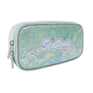 2023 dễ thương tùy chỉnh túi đi học sinh Shinny cô gái bút chì Túi Messenger đầy màu sắc logo phong cách giản dị Polyester Lót túi đi học - Product Image 4