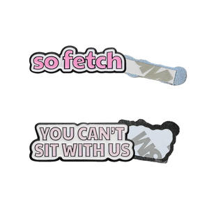 Autocollants de téléphone en métal de la série rose personnalisés en usine autocollants anglais de motivation de style américain <span class=keywords><strong>pour</strong></span> les filles cool comme cadeaux d'anniversaire - Product Image 3