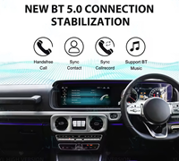 Radio GPS Multimedia Player Stereo Android Auto UPSZTEC 24,6 Inci Layar Ganda W463 G500 G63 G65 G350 untuk Mercedes Benz Kelas G