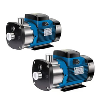 Pompe centrifuge multi-étages horizontale en acier inoxydable, pompe à eau haute pression avec personnalisation OEM, pompes électroniques Chm