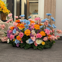 MoKtong – Arrangements floraux en soie personnalisés pour allées de mariage et événements, décorations de sol de style moderne
