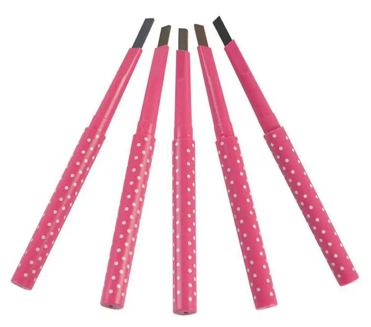 눈썹 연필 방수 지속 로타리 자동 눈썹 아름다움 메이크업 도구 비 절단 단일 눈썹 연필