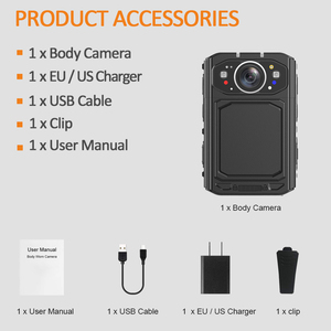 Videocámara Inteligente Profesional 5G C6 con Visión Nocturna Infrarroja, Transmisión en Vivo, Reconocimiento Facial, WIFI, GPS, Cámara Corporal - Product Image 6