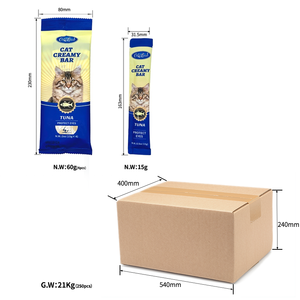 Migliore vendita sapore di tonno Snack per gatti ad alta nutrizione proteine senza grano 60g Snack per gatti per tutte le fasi della vita gatti - Product Image 4