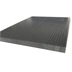 Multi Functional Chinses A36 Checkered Diamond Ms Plate Sheet Mild Carbon Steel Sheet Q235 Hr Checkered Iron Sheet