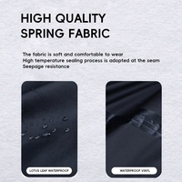 Impermeable Reutilizable para Adultos con Bolsillo Reflectante, Gorra con Logotipo Decorativo, para Trabajo, Senderismo y Uso al Aire Libre