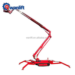 Wanlift Hydraulic off Road Driving <strong>Tracked</strong> 32ft 52ft 59 Feet 20m 22m Articulated Boom Lift <strong>Cherry</strong> <strong>Picker</strong> for <strong>Sale</strong> - Product Image 1