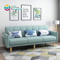 AntNovelty Modernes Stoff-Klappsofa mit Stauraum für Wohnzimmer & Schlafzimmer