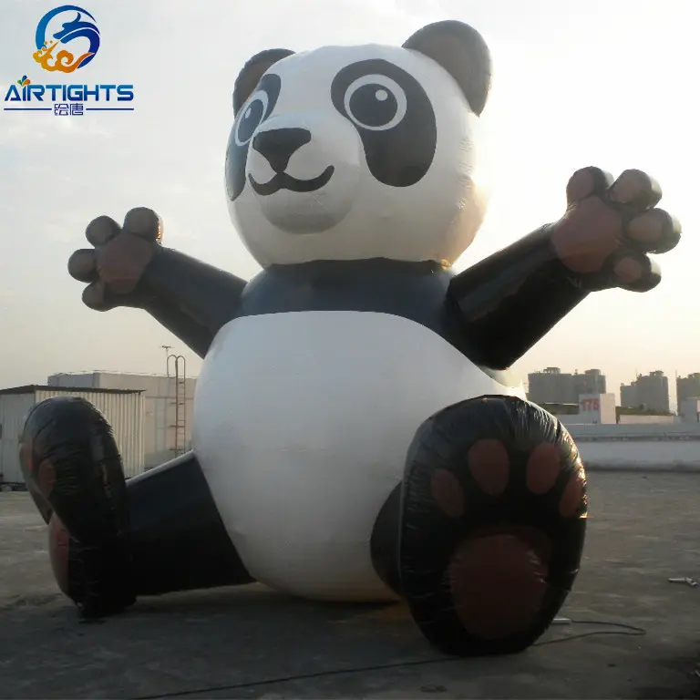 Trung Quốc Nhà Máy Quảng Cáo Thương Mại Khổng Lồ Inflatable Panda Balloon