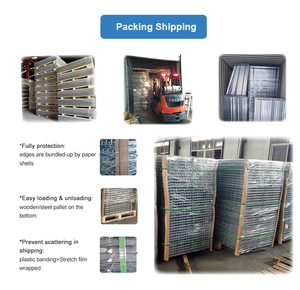 כלוב משטחים מתכתי כבד מתקפל, תאי אחסון מפלדה, כלוב אחסון מסוג פלטה למחסן לוגיסטי - Product Image 6