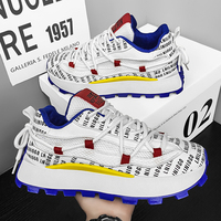 Chaussures Chunky Homme de Haute Qualité, Chaussures de Marche Tendance, Vente en Gros 2024, Baskets Décontractées Respirantes Antidérapantes pour Hommes, Nouveaux Styles