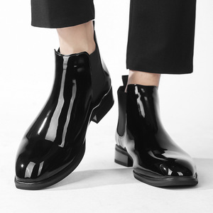 Nouvelle Collection Printemps 2026 – Chaussures en Cuir Montantes Décontractées et Habillées pour Hommes, Rouge, Grandes Tailles, Vente en Gros - Product Image 3