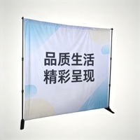 Support de toile de fond en aluminium robuste avec pieds plus épais et connecteurs métalliques pour la photographie, le studio et les événements