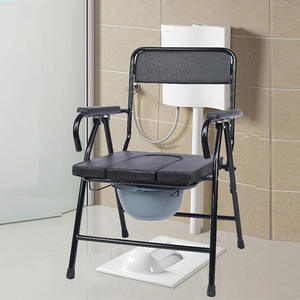 Silla de Inodoro Plegable para Personas Mayores, Uso en Interiores, con Alta Capacidad de Carga y Diseño Móvil, Silla de Hospital MK02 213 - Product Image 1