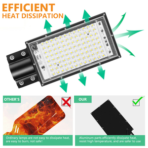 Proyector de luz LED impermeable para exteriores, <span class=keywords><strong>Reflector</strong></span> de 100W, AC180-240V, <span class=keywords><strong>Reflector</strong></span> para Calle - Product Image 6