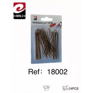 Pince à cheveux métallique de 7 cm, type épinglette, pour fixer les vêtements, épingles tendance pour l'organisation - Product Image 1