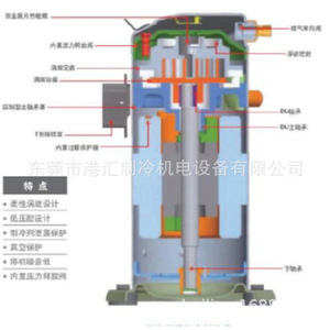 Compresor de Refrigeración Zxi14kce Tfd 647 Refrigerado por Aire 380 V CA, Uso Industrial Estacionario - Product Image 4