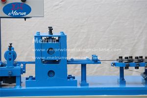 Máquina de soldadura Hoja de afeitar Malla de alambre de púas para la venta Fábrica Mejor precio Bobina de <span class=keywords><strong>control</strong></span> PLC Aluminio de alta velocidad Nuevo producto <span class=keywords><strong>2020</strong></span> - Product Image 5