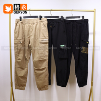 Celana Cargo Panjang Vintage Geryon untuk Pria, Celana Kerja Multi Kantong, Celana Bekas Thrift, Pakaian Bekas, 45kg MOQ Bal Grosir