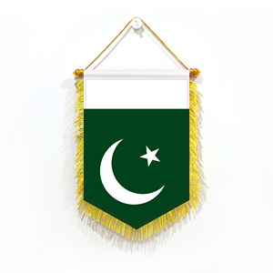 Mini 20x30cm Pennant Car Flags Pakistan Wall Decor Display Accessories <b>Small</b> Ornaments for Hanging - Product Image 6