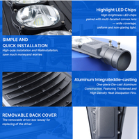 Fabricants de lampadaires OEM ODM, lampadaires LED étanches pour l'extérieur IP65 de 30W, 50W, 100W, 150W, 200W, 250W pour autoroute et route