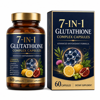 Capsules de Glutathion Haute Puissance avec Complexe de Pépins de Raisin et Chardon-Marie pour le Soutien de la Vitalité Systémique – 2 Capsules par Jour (30/60/90/120)