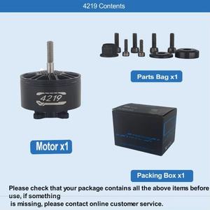 Haoheng มอเตอร์ไร้แปรงถ่านขนาด13-15นิ้วสำหรับแข่งบังคับวิทยุมอเตอร์ไร้แปรง380KV 4219 550KV - Product Image 6